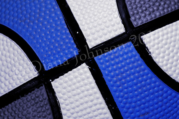 Mondrianesque basketball abstract