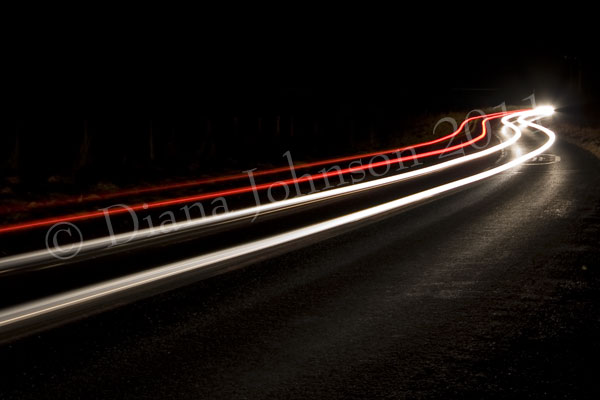 Traffic light trails