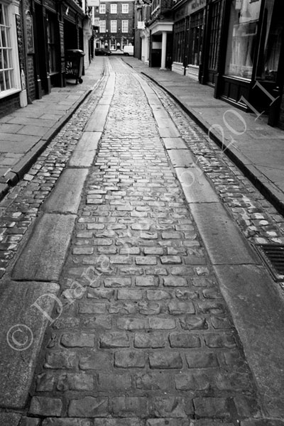 Cobbled street